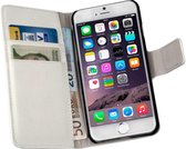 Lelycase Apple iPhone 6 Plus Bookcase Flip Cover Wallet Hoesje Wit