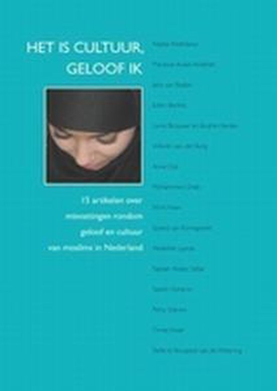Het is cultuur, geloof ik - cover