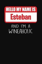 Hello My Name is Esteban And I'm A Wineaholic