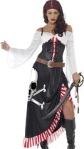 SMIFFYS - Sexy doodskop piraten kostuum voor vrouwen - L - Volwassenen kostuums