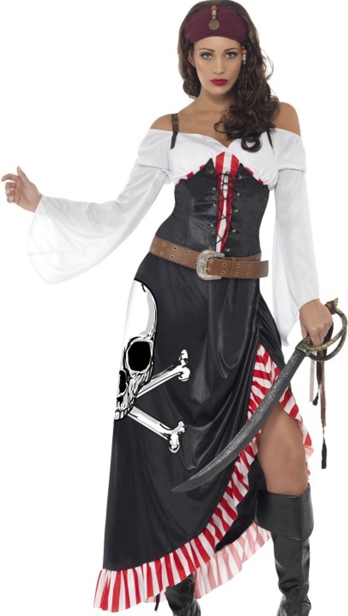 Smiffys Sexy Doodskop Piraten Kostuum Voor Vrouwen L Volwassenen Kostuums 6425