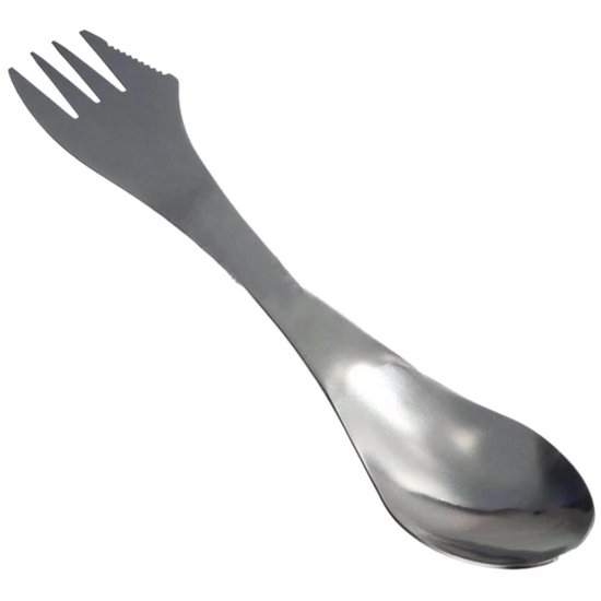 KELERINO. RVS Spork - Survival Outdoor Camping - Vork, Lepel & Mes van KELERINO — afbeelding 5