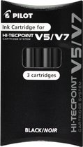 36x Pilot vullingen voor roller V5/V7 zwart