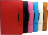 Lenovo Tab A10 Diamond Class Cover, Stijlvolle Hoes, Multi Stand Case, Wit, merk i12Cover