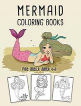 Mermaid Coloring Books for Girls ages 4-8