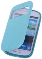 View Case Turquoise Samsung Galaxy Trend Plus TPU Bookcover Hoesje