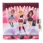 GOLDBUCH GOL-44074 dagboek GLAMOUR GIRL met slot