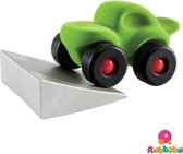 Rubbabu - Monster auto met springschans (groen)