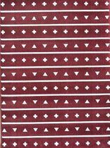 Lorena Canals - Vloerkleed Pattern - 140 x 200 cm - Garnet