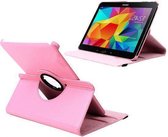 Samsung Galaxy Tab 4 10.1 T530 Tablet Case met 360° draaistand cover hoes licht Roze