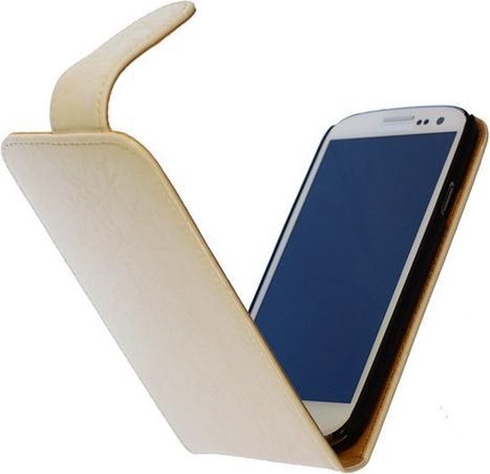 Bestcases Vintage Creme Flipcase Nokia Lumia 625