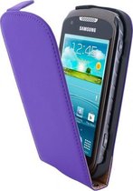 Mobiparts Premium Flip Case Samsung Xcover 2 Purple