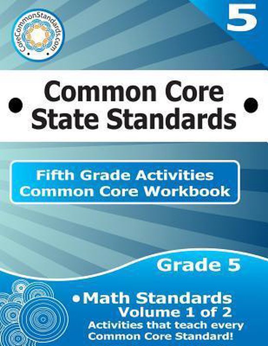 Fifth Grade Common Core Workbook - Math Activities - cover