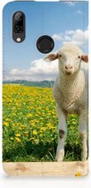 Huawei P Smart (2019) Housse Uniek Stand Cover Sheep and Lamb