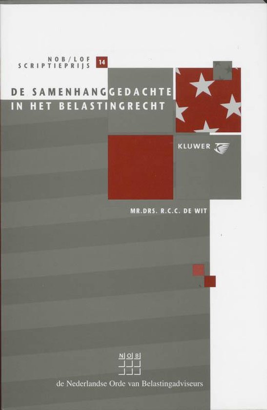 De samenhanggedachte in het belastingrecht - cover