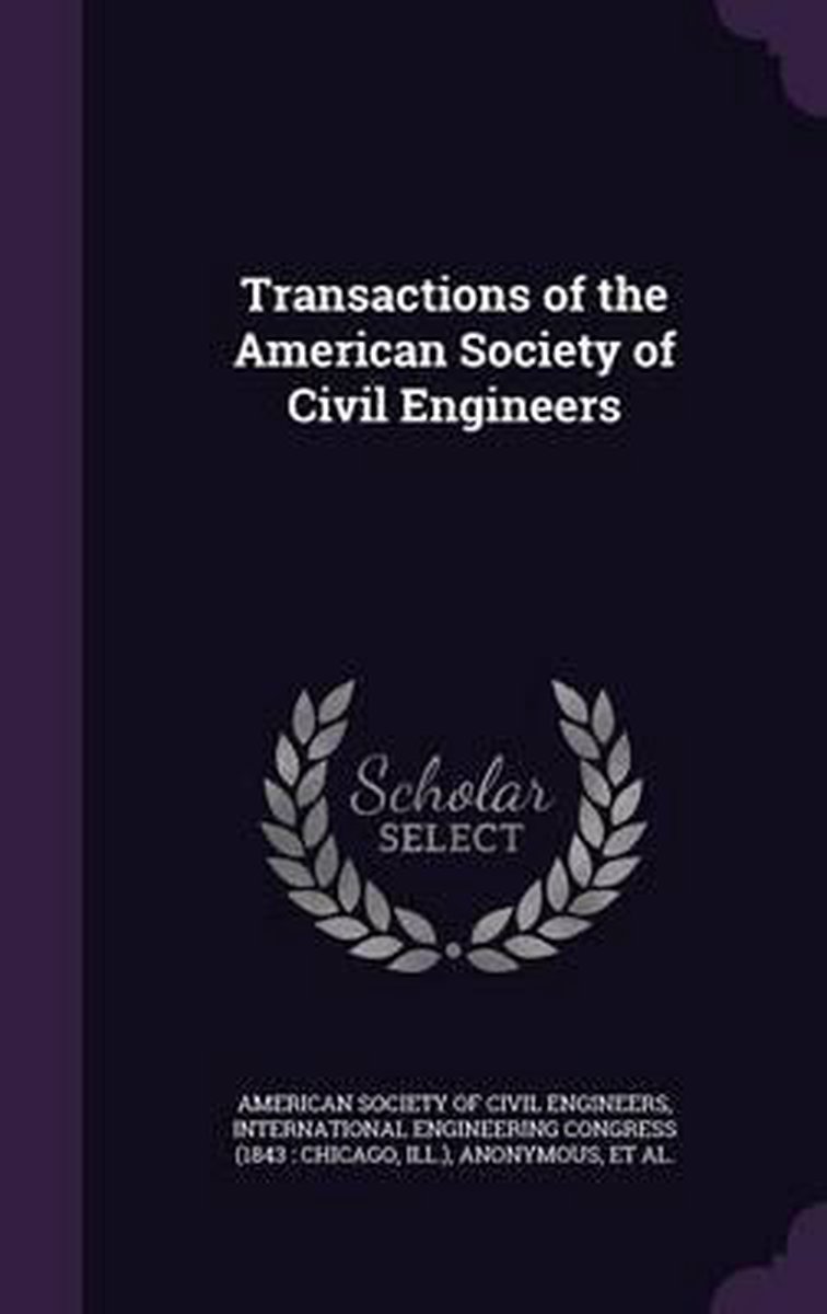 Transactions Of The American Society Of Civil Engineers van