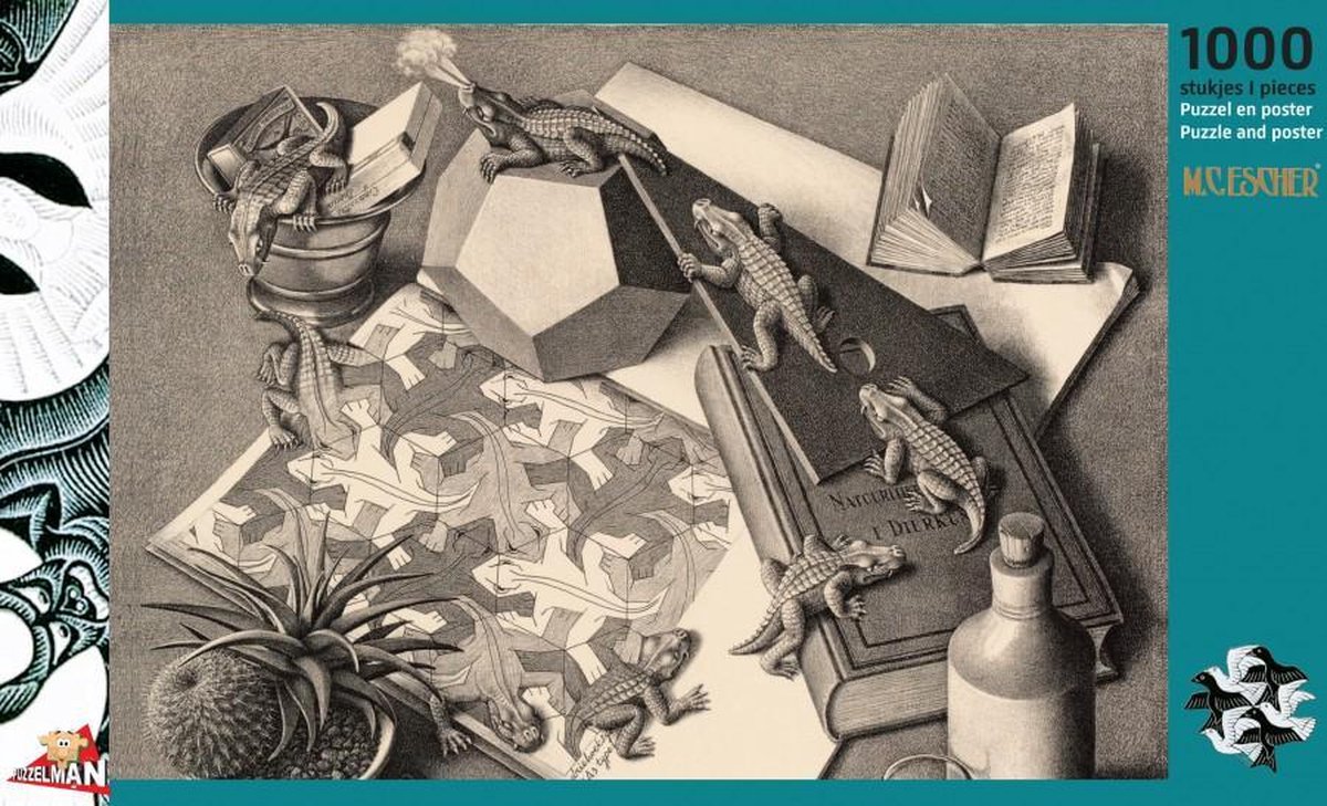 Reptielen - M.C. Escher (1000) | bol