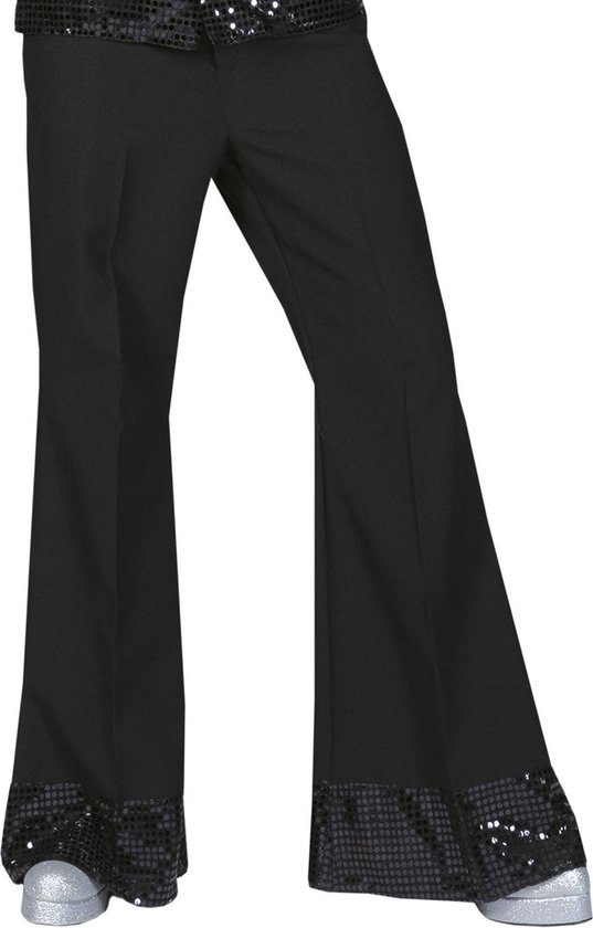 ESPA - Zwarte disco broek met glitters voor heren - XL