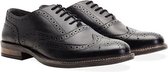 Redfoot Mens Leather Oxford Brogue black M40-41