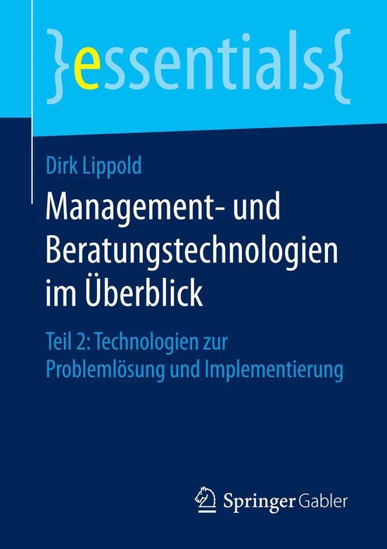 essentials - Management- und Beratungstechnologien im Überb ... - cover