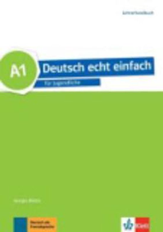 Deutsch echt einfach A1. Lehrerhandbuch - cover