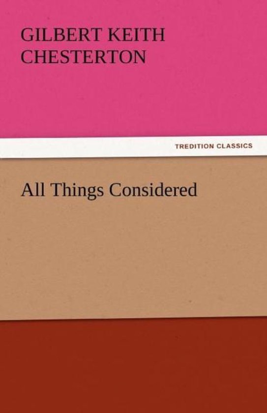 All Things Considered - cover