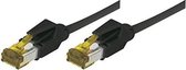Connect 850087 netwerkkabel 0,5 m Cat6a S/FTP (S-STP) Zwart