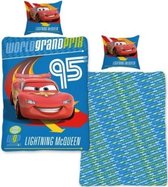 Disney Cars - Dekbedovertrek - Eenpersoons - 140x200 cm - Blauw