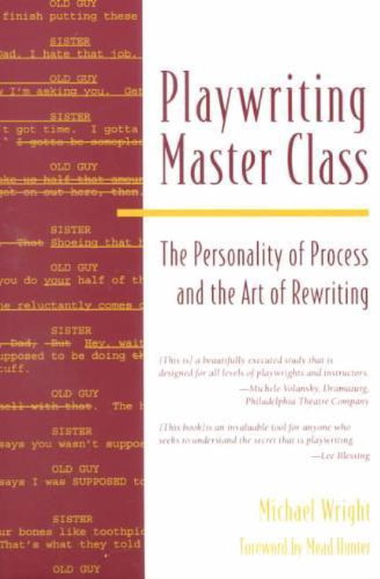 Playwriting Master Class - cover