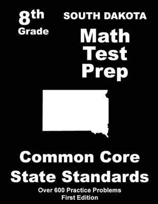 South Dakota 8th Grade Math Test Prep - cover