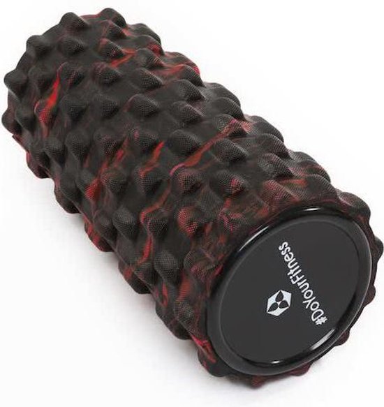 #DoYourFitness - Fascia rol - »Ishana« - foam roller voor  zelfmassage - Afmetingen: L34cm x D14cm - zwart
