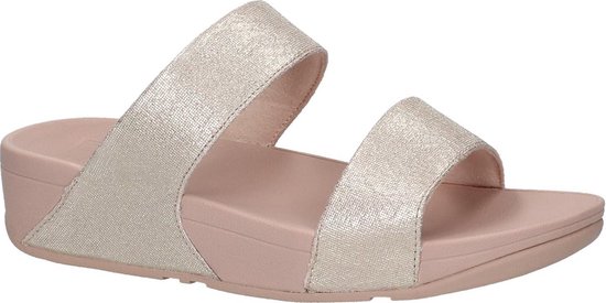 FitFlop - Shimmy Slide Sandals Foil Print - Comfort slippers - Dames - Maat  39 - Roze... | bol.com