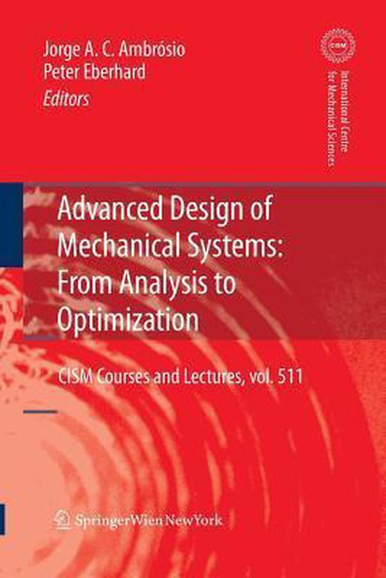 Advanced Design of Mechanical Systems - cover