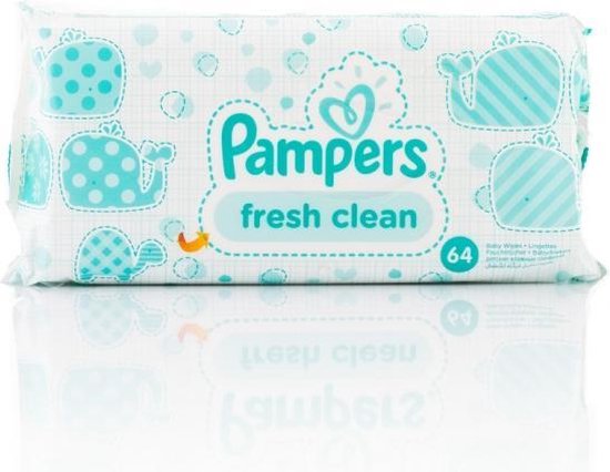 Pampers Babydoekjes - Fresh Clean - 64 doekjes | bol.com