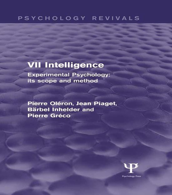 Experimental Psychology Its Scope and Method - cover