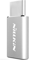 Nillkin MicroUSB naar USB Type-C Adapter - Zilver