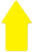 Vloerstickers pijlen set (geel)