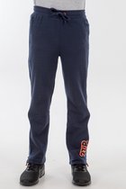 2ZiP Joggingbroek met doorlopende ritsen - Junior unisex - Donkerblauw - Maat 146-152