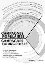 Revue Agone - Campagnes populaires, campagnes bourgeoises