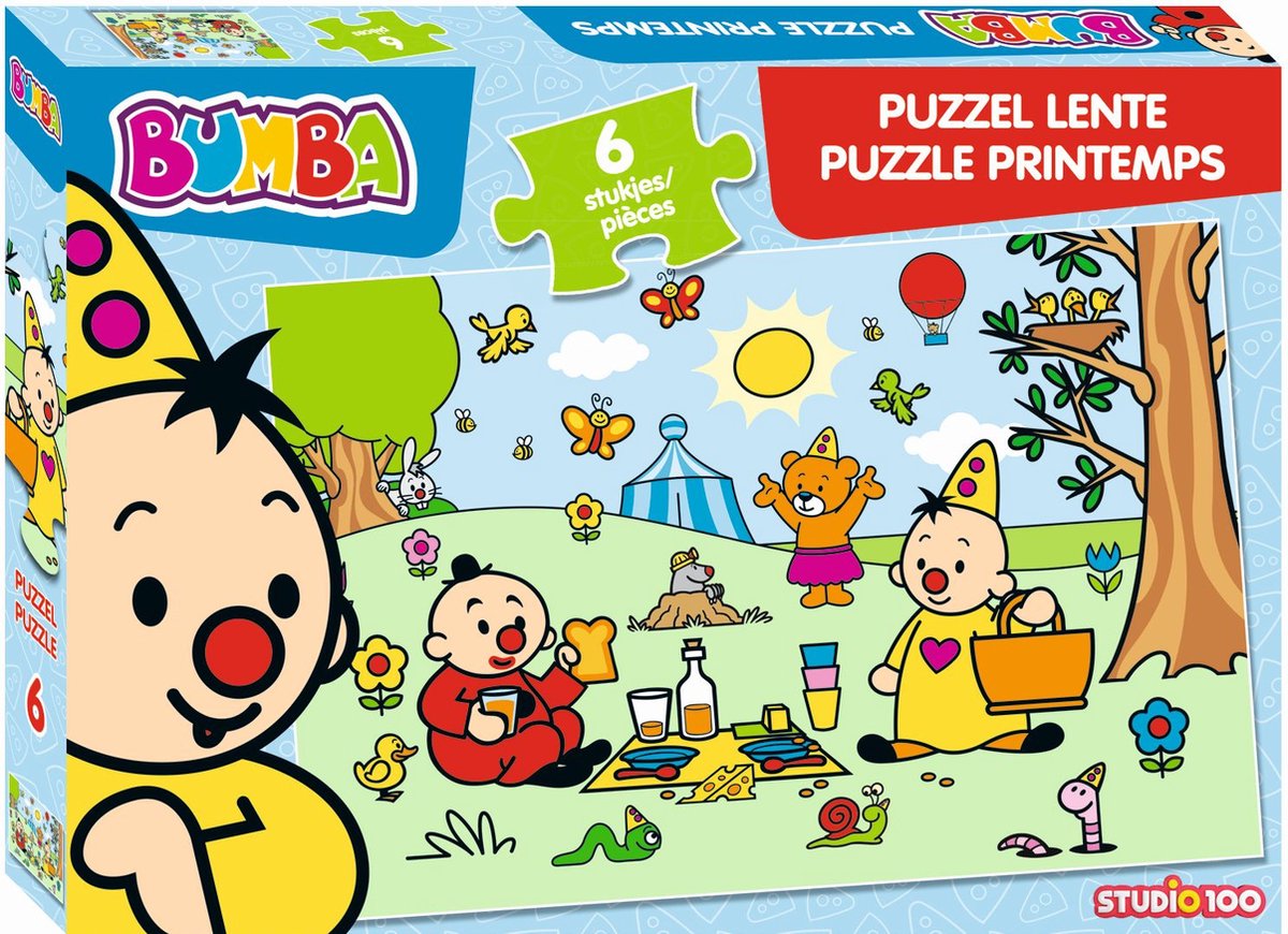 Bumba - Puzzel 6 stukjes - Lente