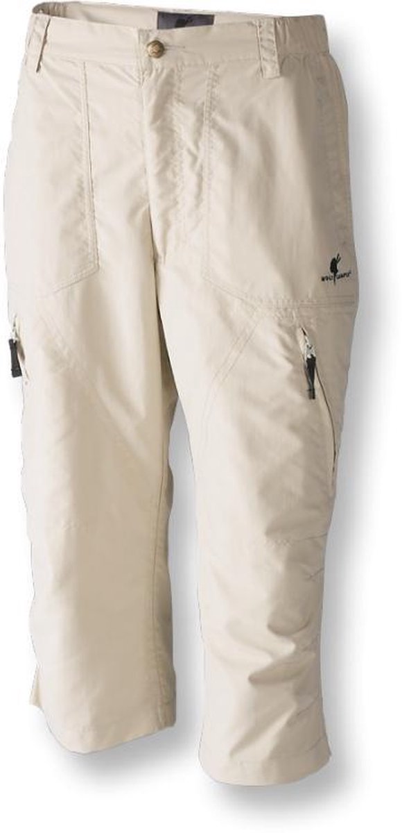 Wolf Camper Idaho dames capri broek zand Geel