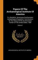 Papers of the Archaeological Institute of America