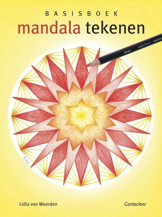Cover van het boek 'Basisboek Mandala tekenen' van L. van Woerden