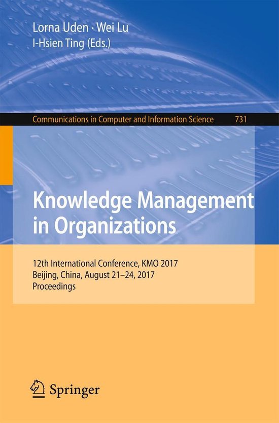 Springer Nature Proceedings Computer Science - Knowledge Man ... - cover
