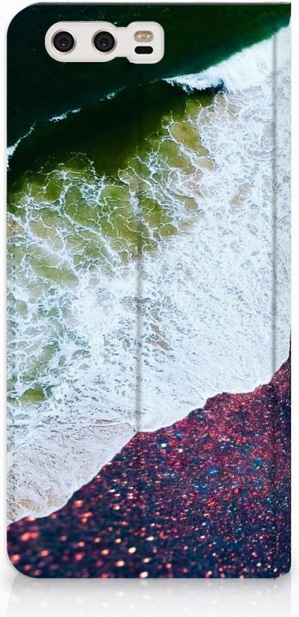 Huawei P10 Plus Stand Case Sea in Space