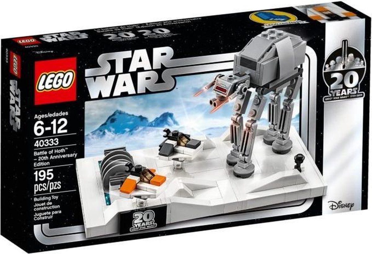 LEGO Star Wars Battle of Hoth - 20th Anniversary Edition - 40333 - LEGO