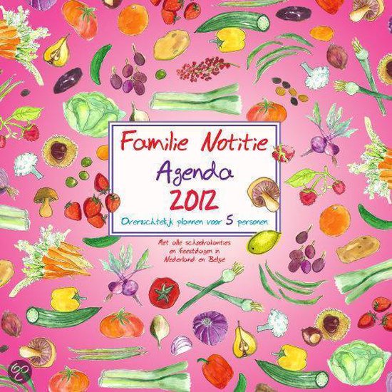 Cover van het boek 'Familie notitie agenda Comello (groente) 2012'
