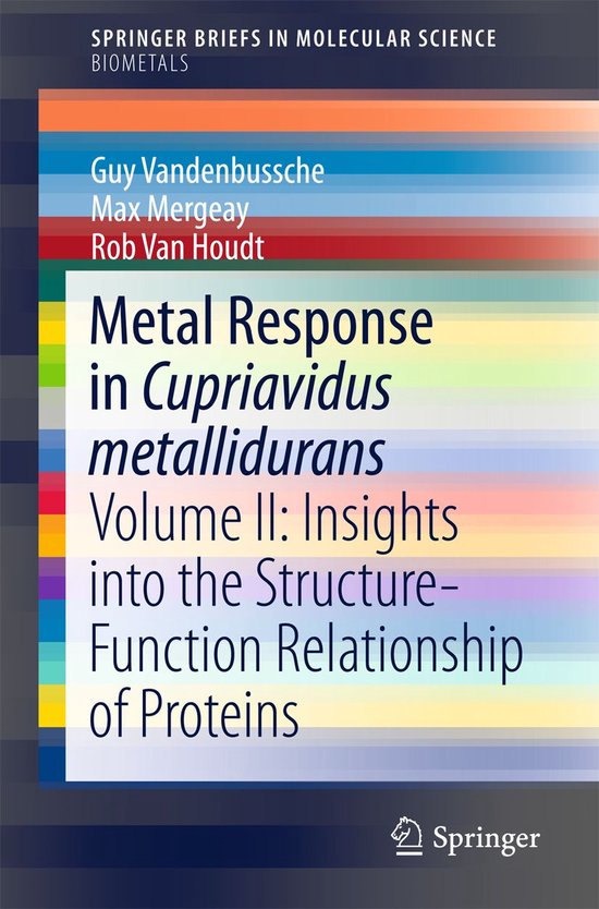 SpringerBriefs in Molecular Science - Metal Response in Cupr ... - cover