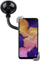 Shop4 - Samsung Galaxy A10 Autohouder Diagonale Klem Autohouder Zwart