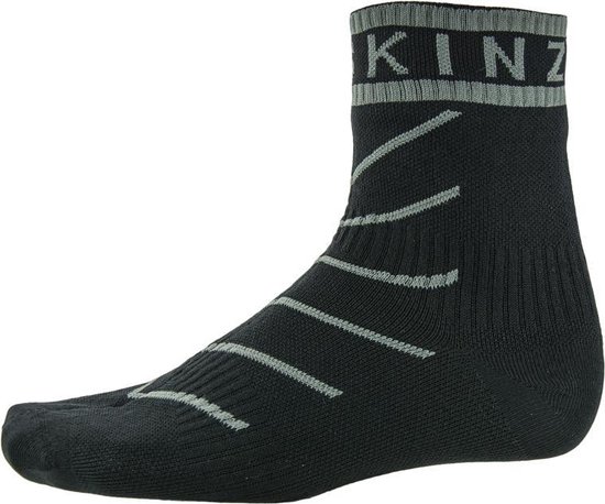 Sealskinz Super Thin Pro Ankle sock Hydrostop Fietssokken - Maat S - Black/Grey - Sealskinz